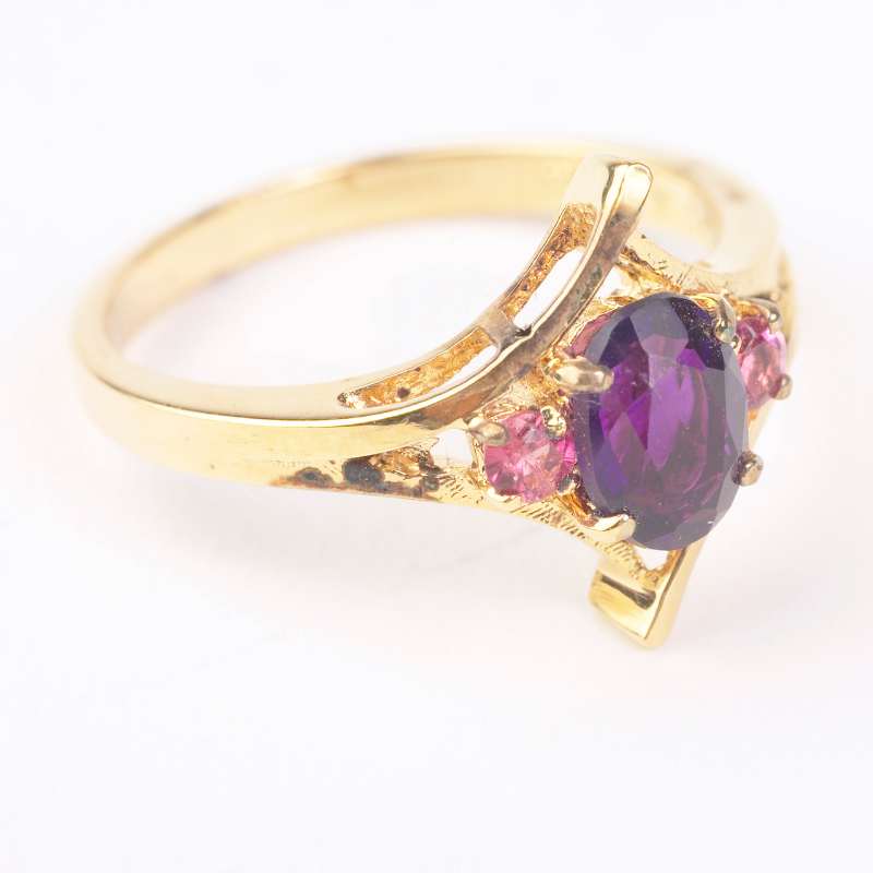 amethyst engagement ring